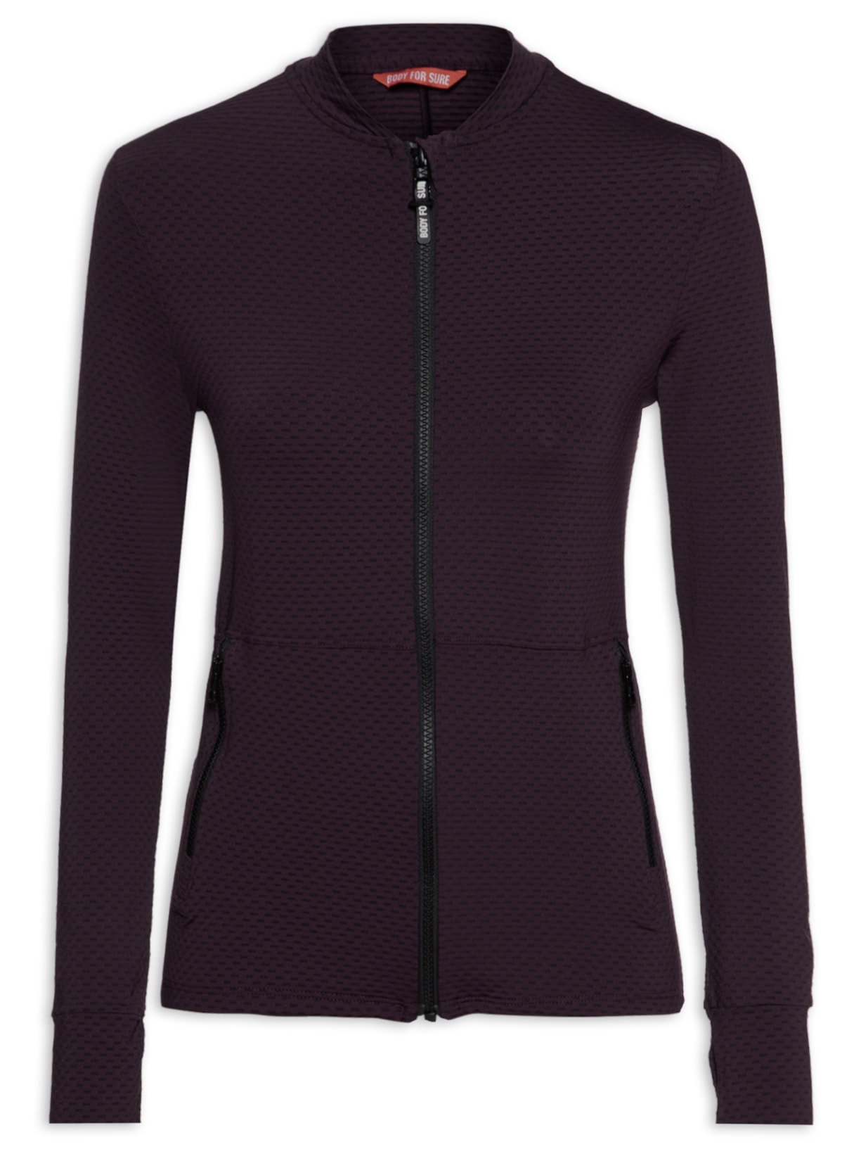 Casaco Feminino Liso Roxo Body For Sure