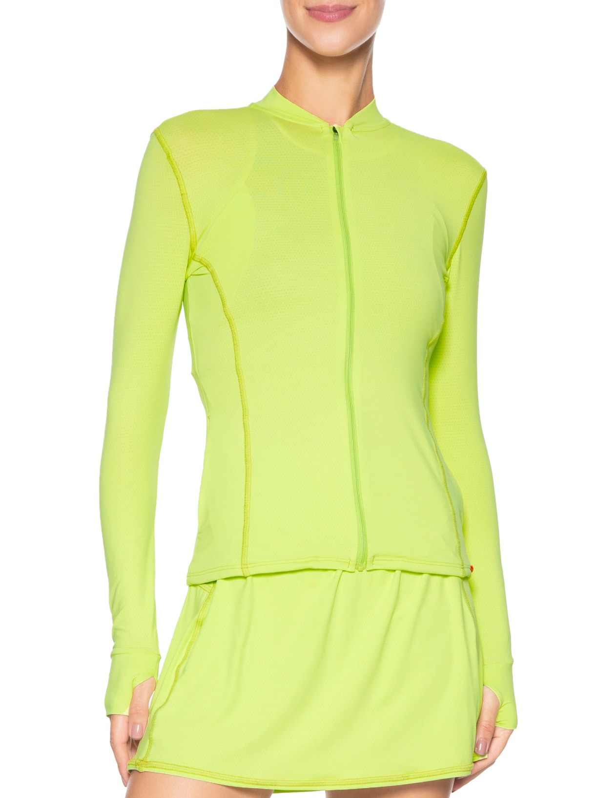 Casaco Feminino Liso Verde Body For Sure