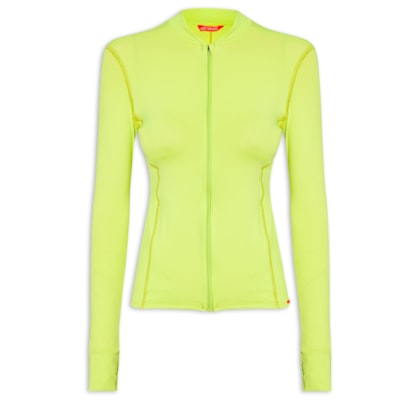 Casaco Feminino Liso - Verde Neon