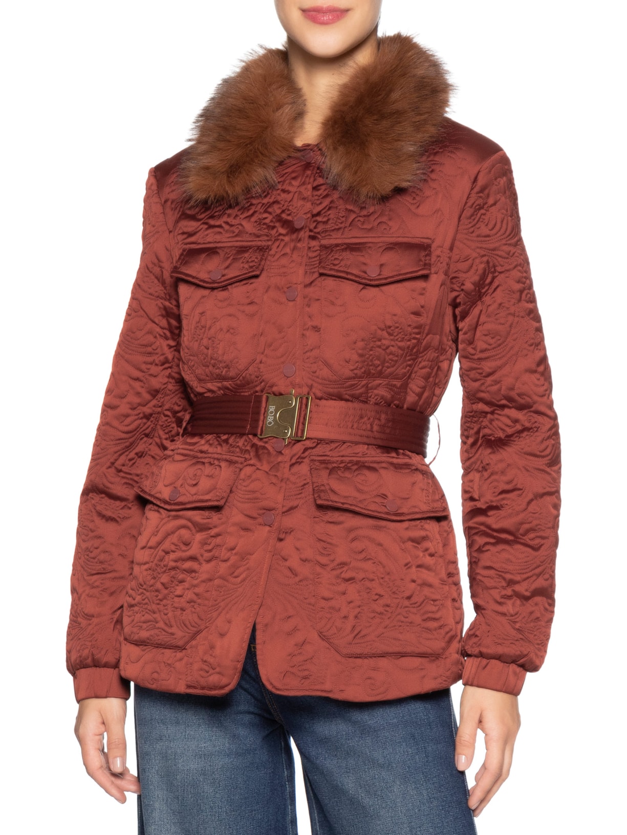 Casaco Feminino Lykke Vermelho Bo.bô