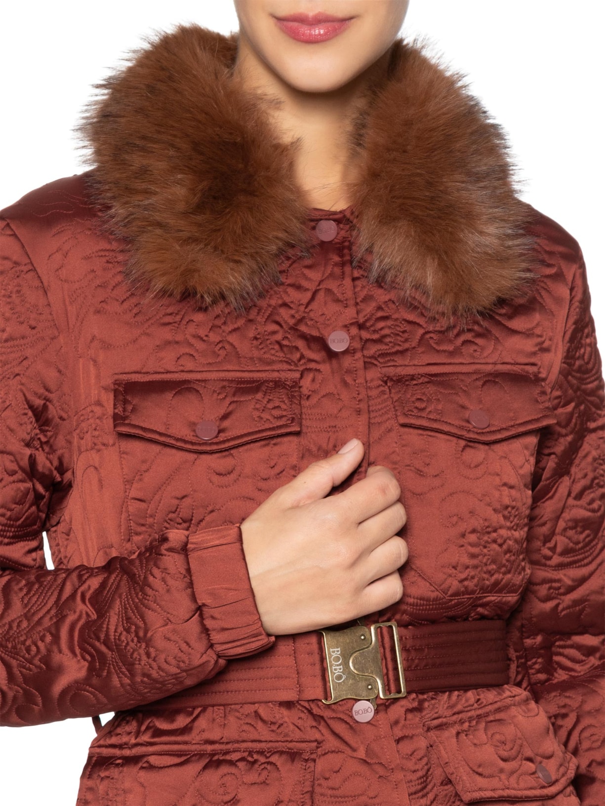 Casaco Feminino Lykke Vermelho Bo.bô