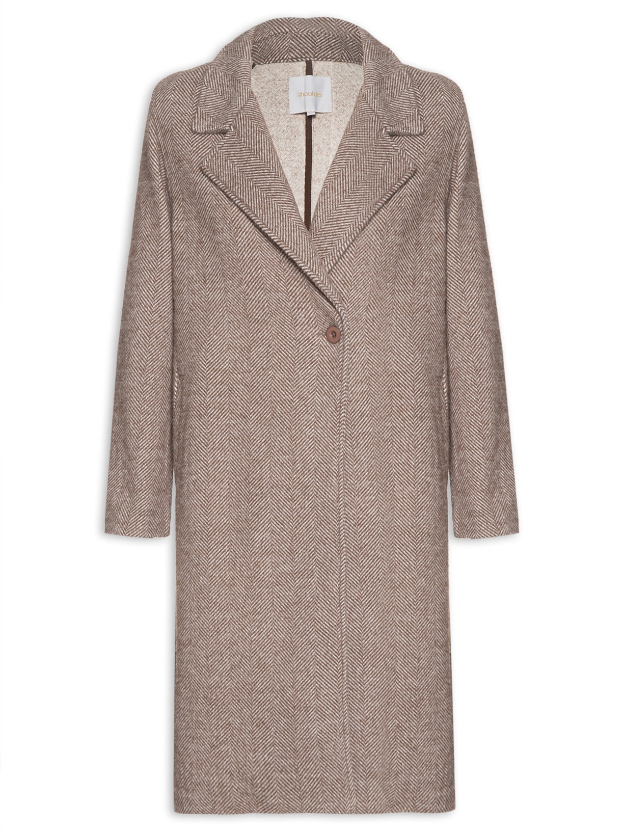 Casaco Feminino Malha Pesado - Marrom