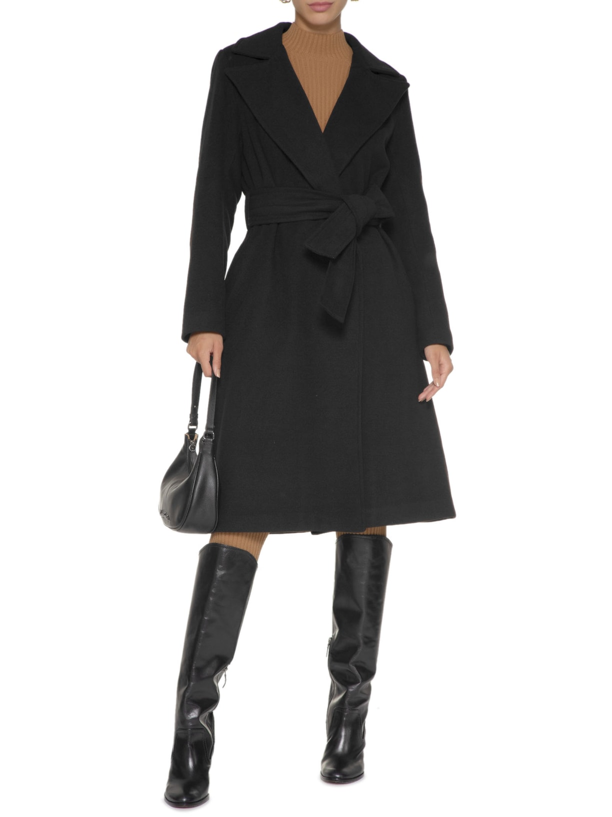 Casaco Feminino Martin Preto Carol Bassi