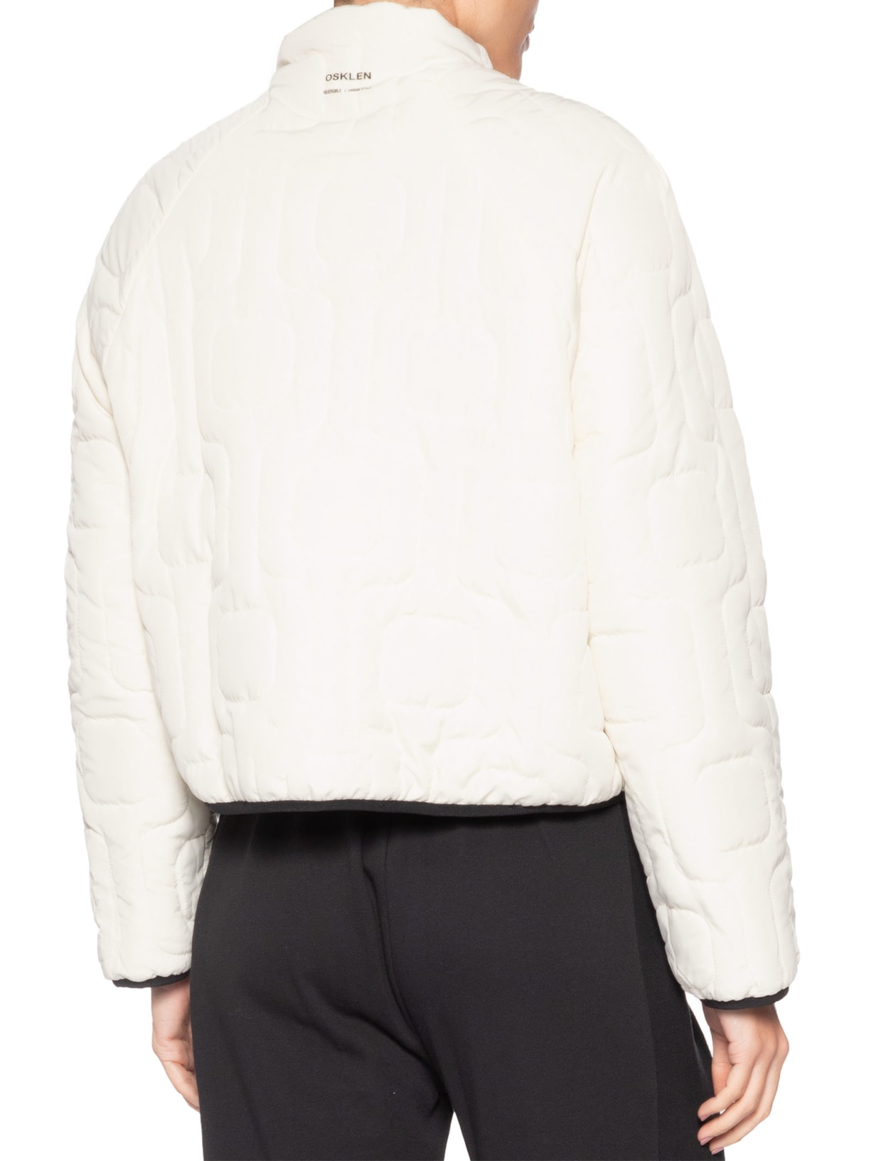 Casaco Feminino Matelassê Calçadão Double Face Preto Osklen