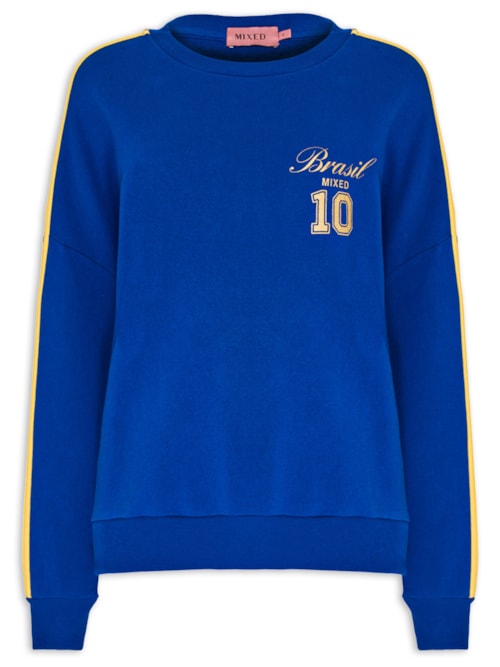 Casaco Feminino Moletom Copa I26 - Azul