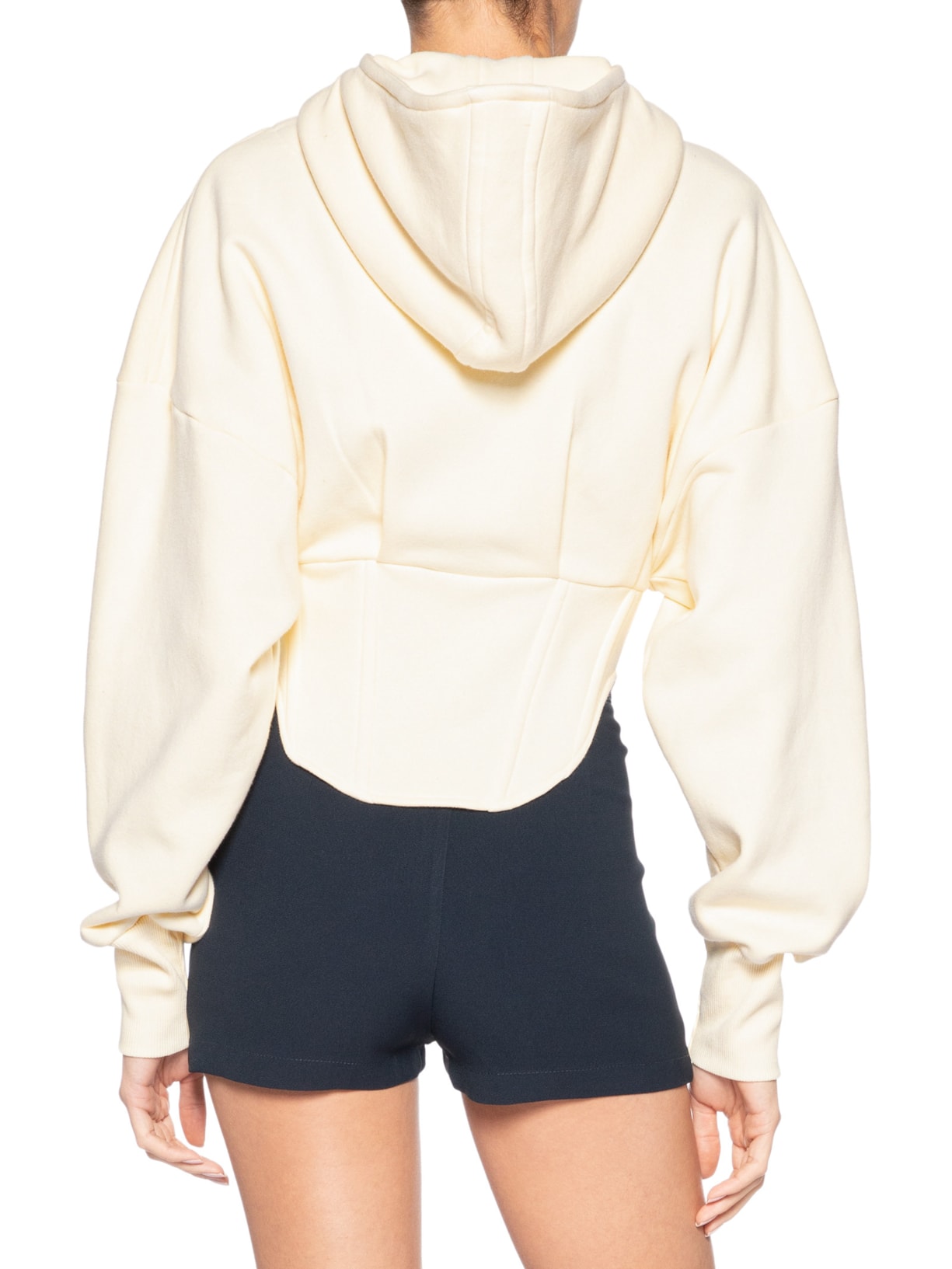 Casaco Feminino Moletom Corset Amarelo Francesca