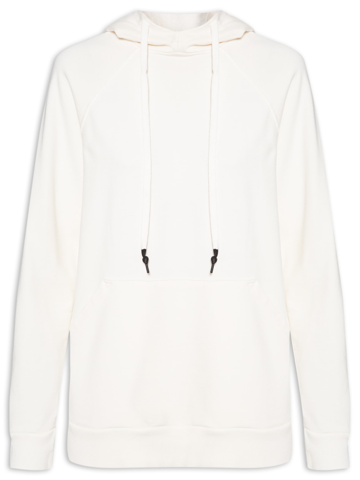 Casaco Feminino Moletom Long - Off White