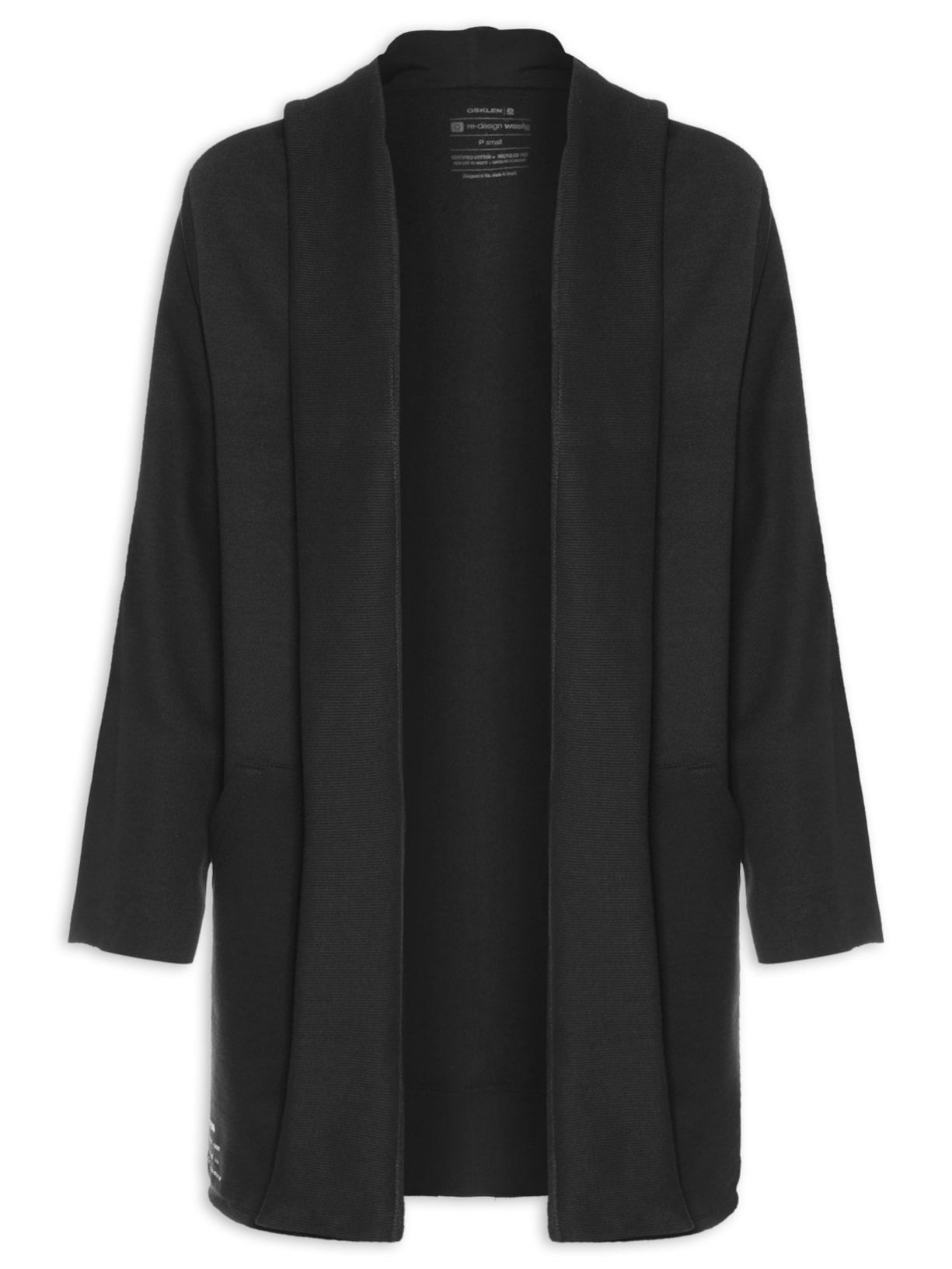 Casaco Feminino Moletom Soft Aberto - Preto