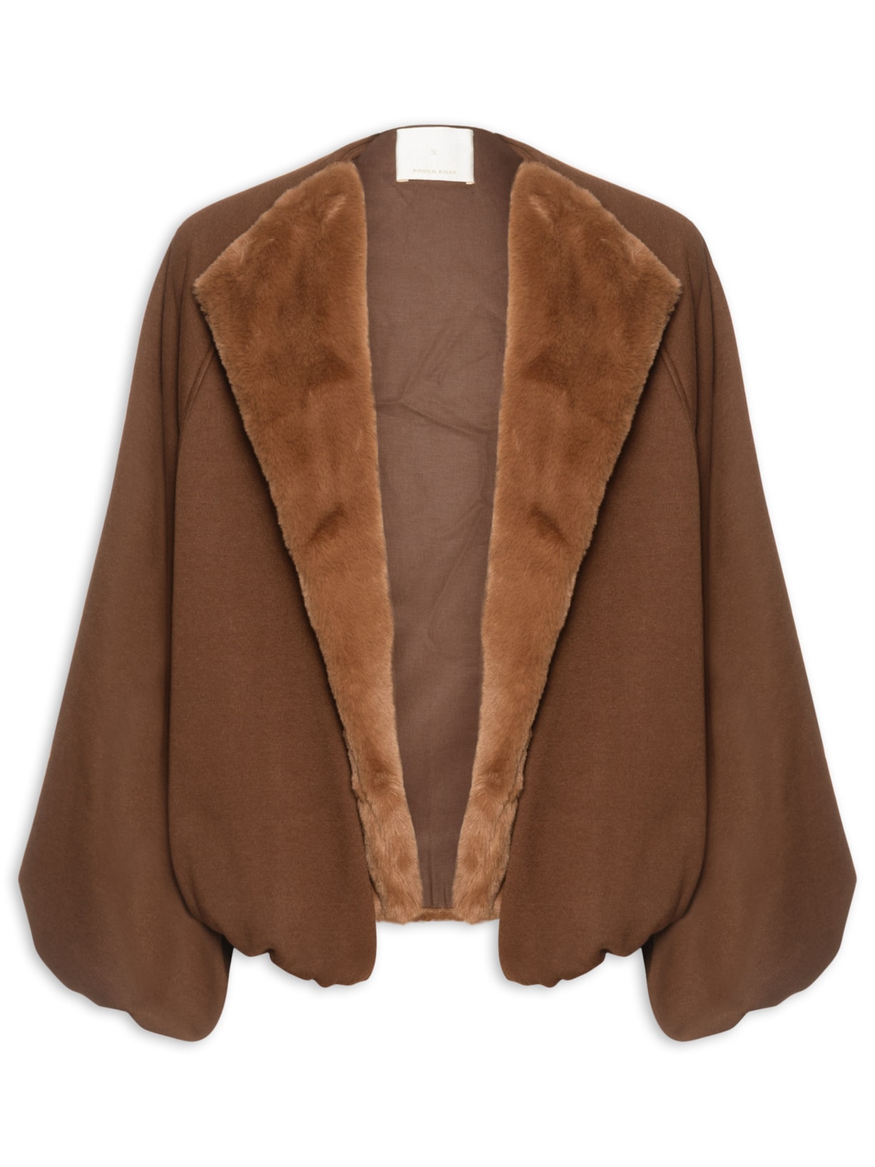 Casaco Feminino Moletom Tony Marrom Paula Raia