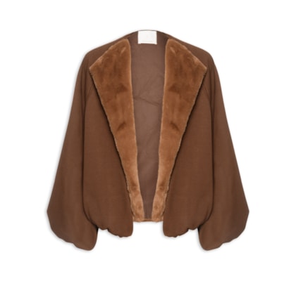 Casaco Feminino Moletom Tony - Marrom