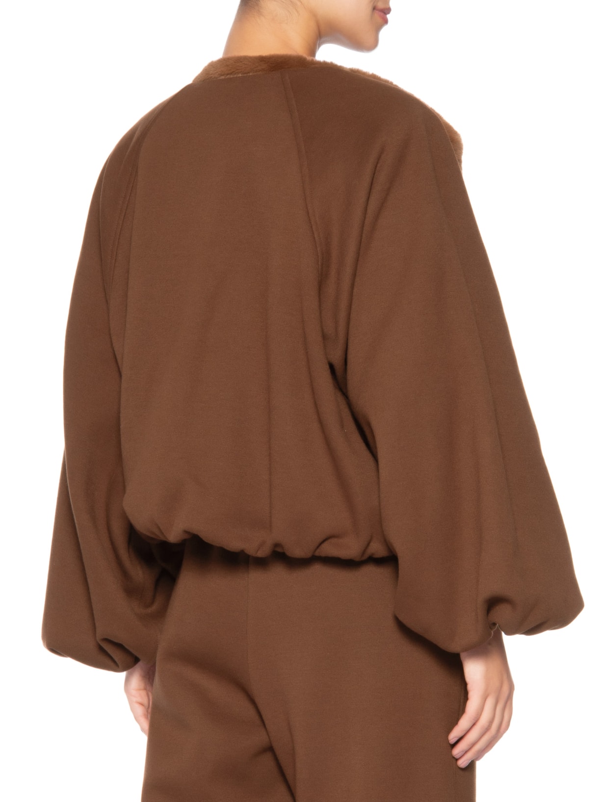 Casaco Feminino Moletom Tony Marrom Paula Raia