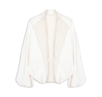 Casaco Feminino Moletom Tony - Off White