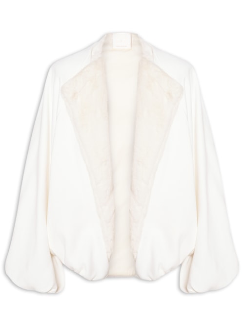 Casaco Feminino Moletom Tony - Off White