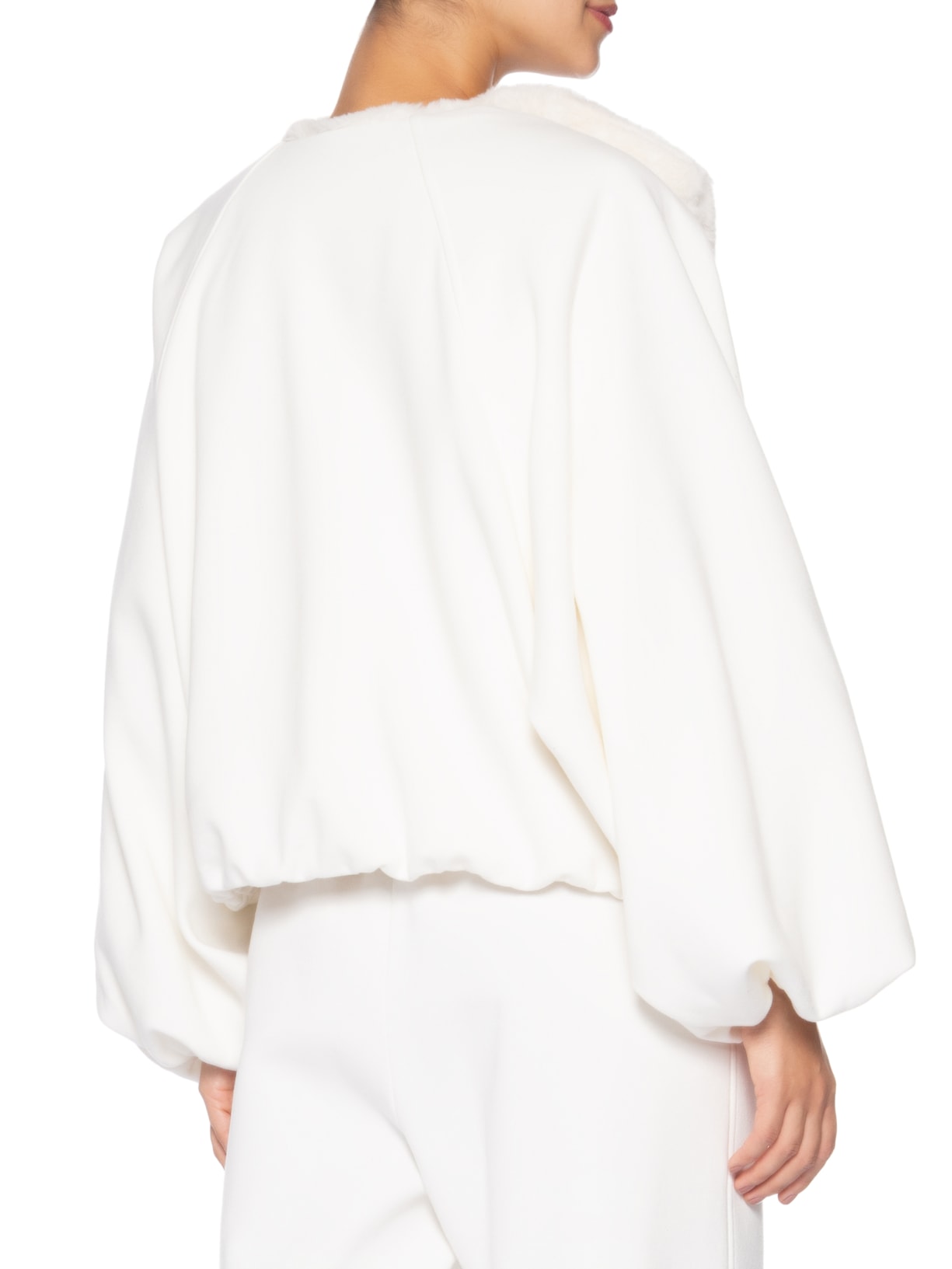 Casaco Feminino Moletom Tony Off White Paula Raia