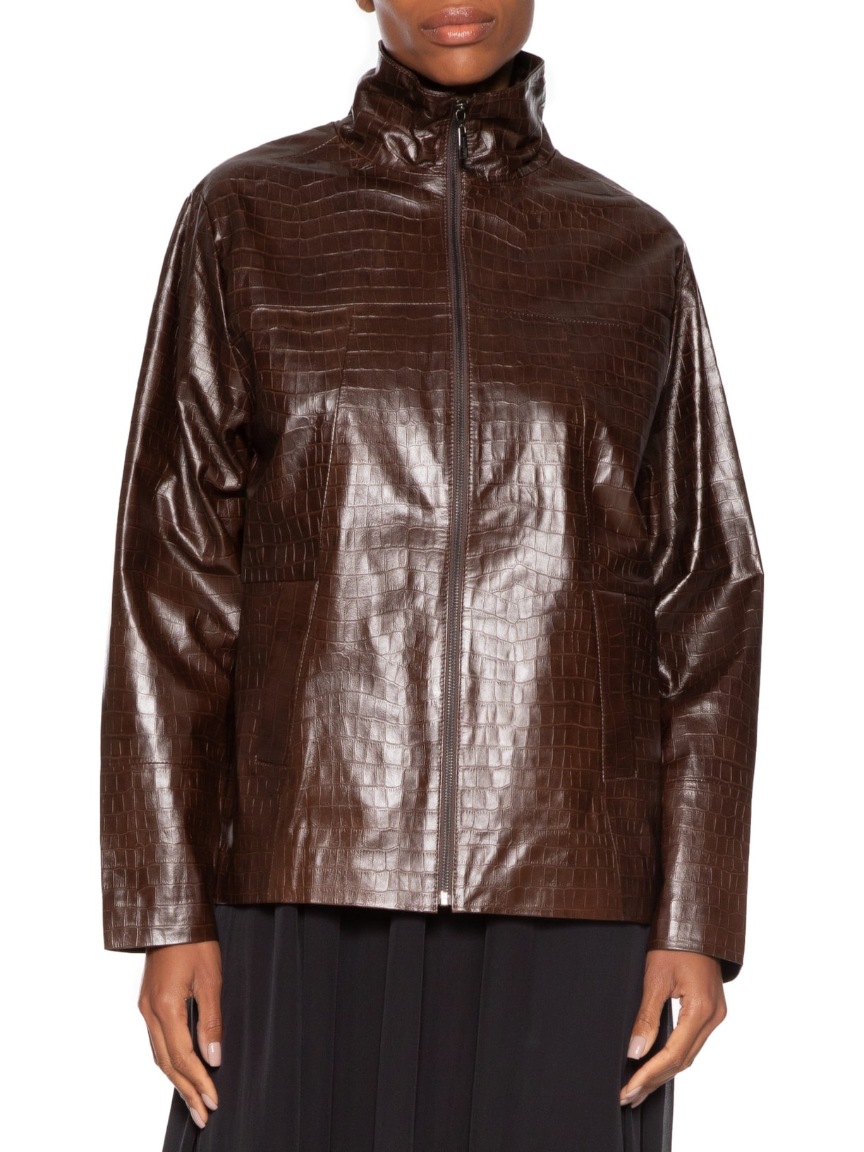 Casaco Feminino Naomi Marrom Studio Kalline