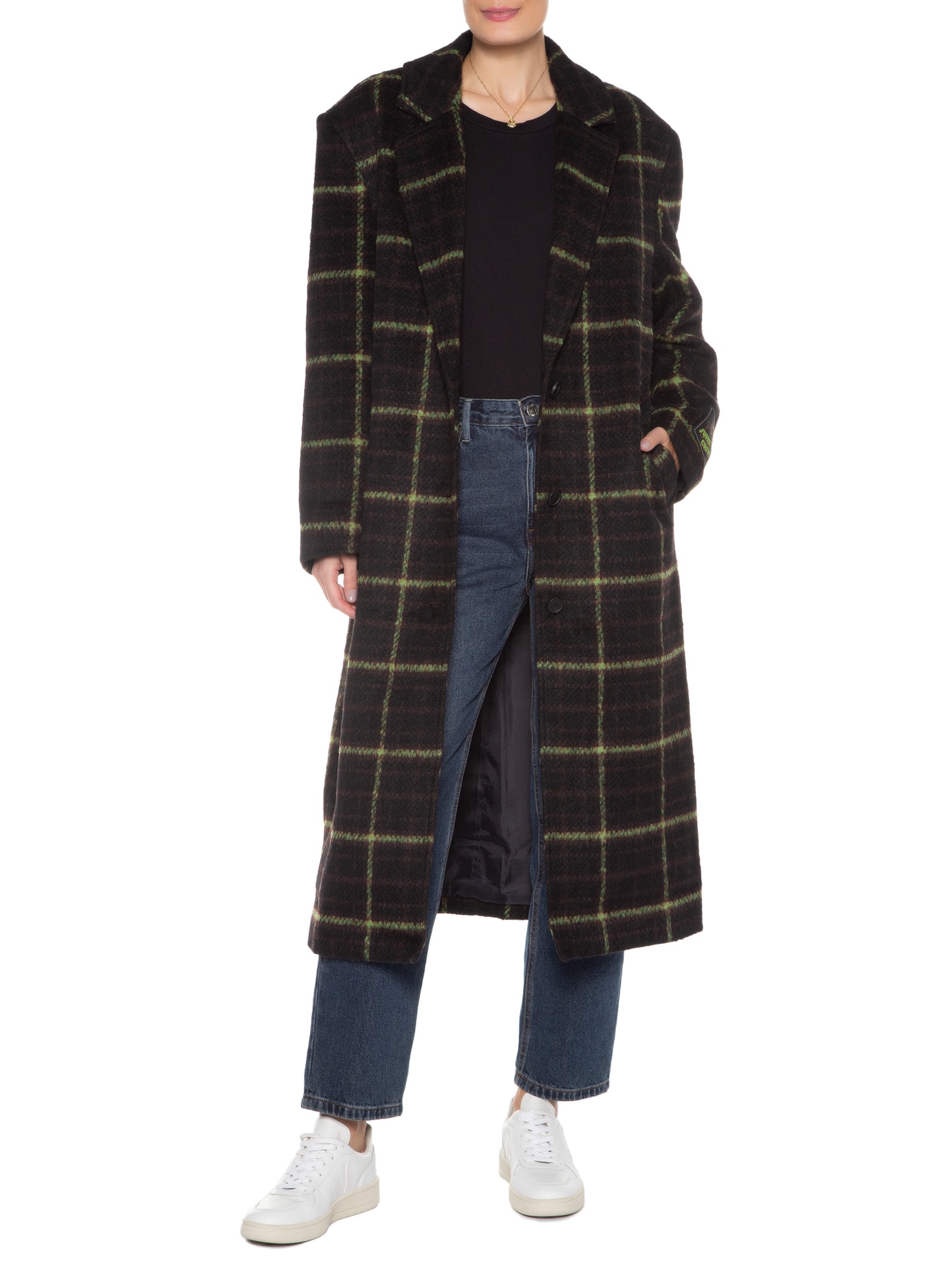 Casaco Feminino Off Campus Wooly Coat - Levi's - Preto