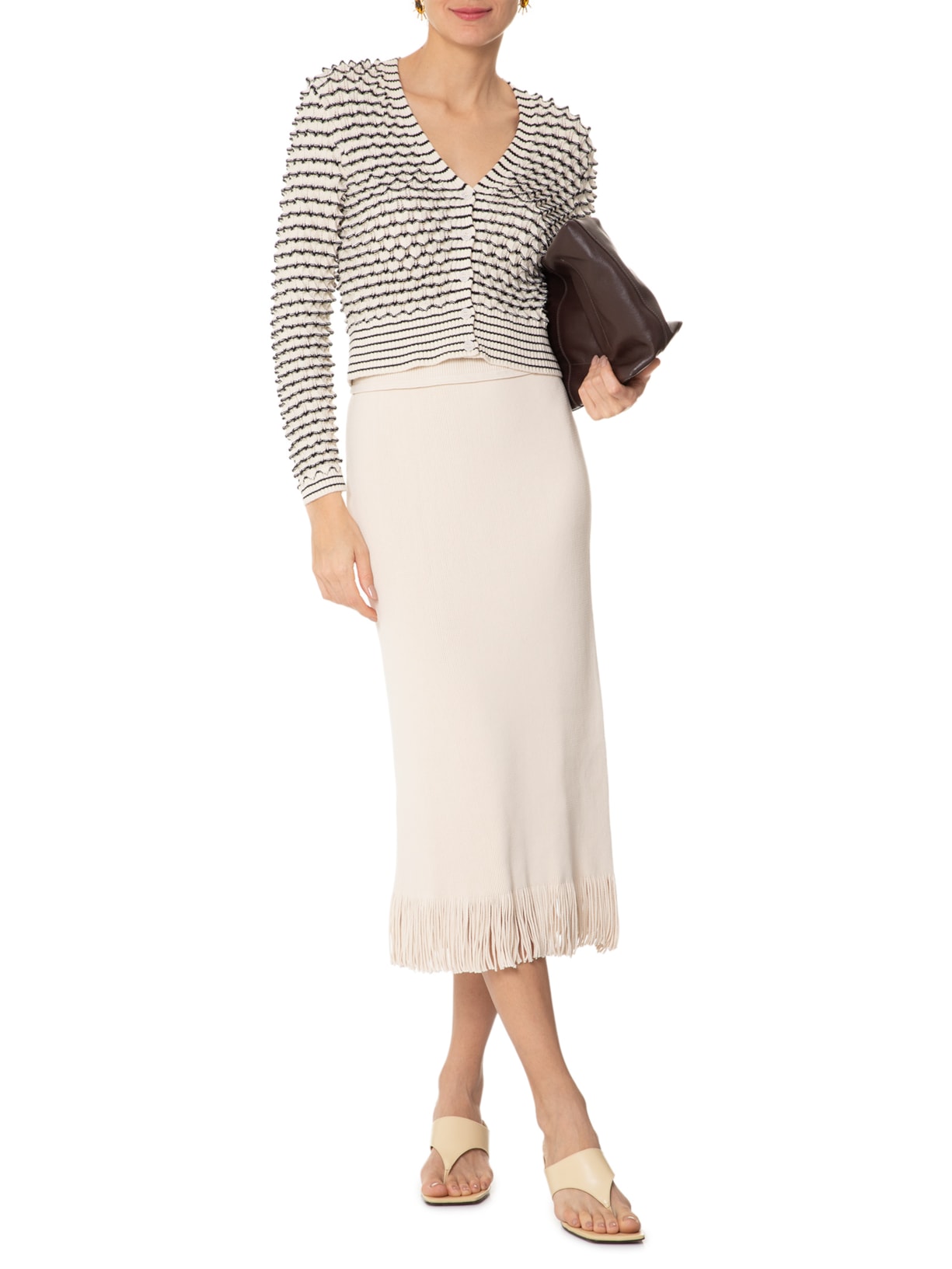 Casaco Feminino Ouriço Off White Anselmi