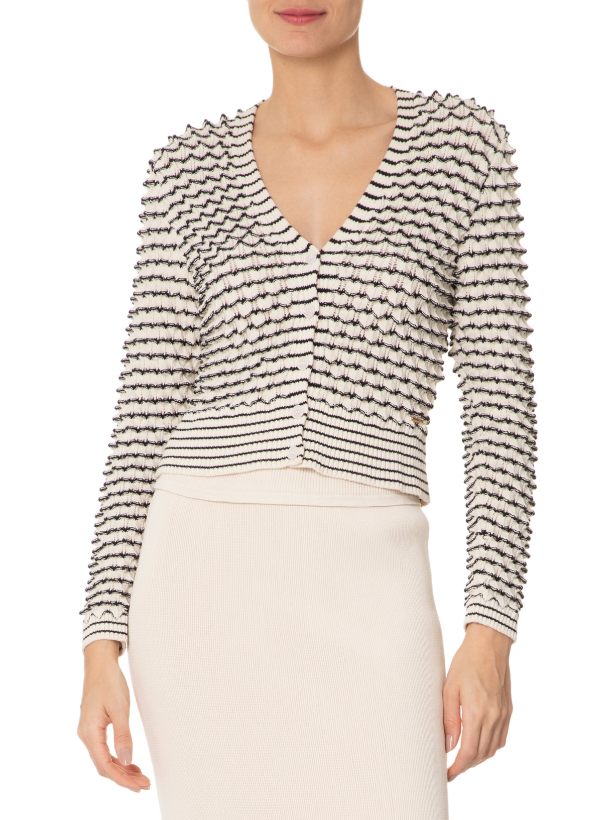 Casaco Feminino Ouriço Off White Anselmi