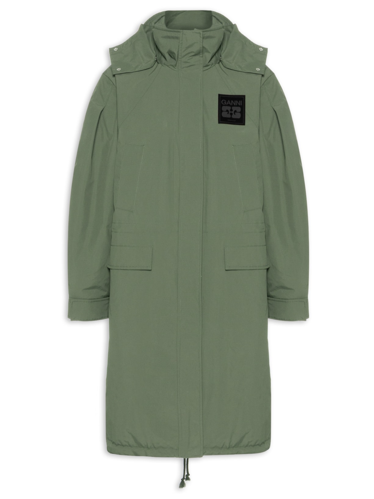 Casaco Feminino Parka Ripstop Tri-Layer - Verde