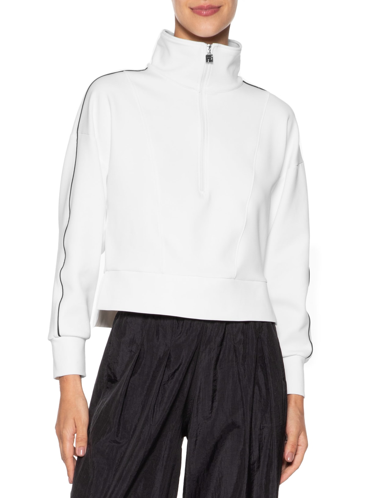 Casaco Feminino Piping Classic Sports Branco Fila