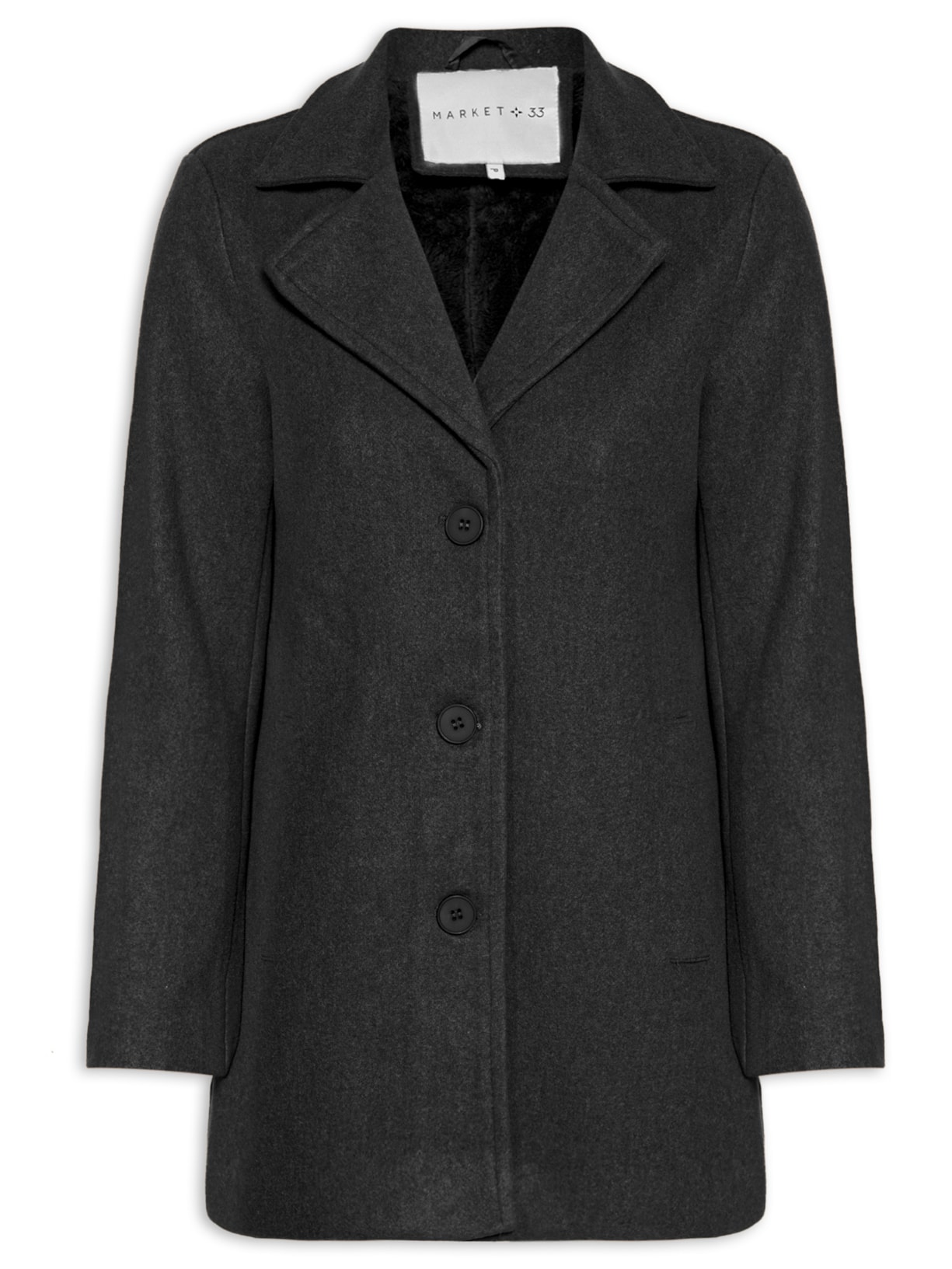 Casaco Feminino Preto Market 33