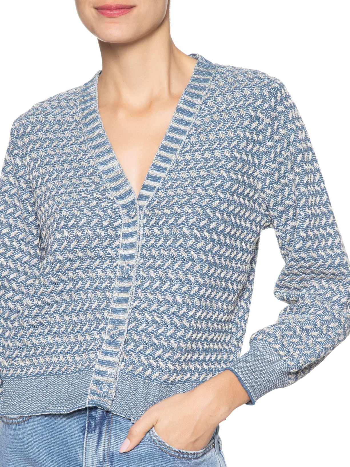 Casaco Feminino Priscila Azul Le Lis