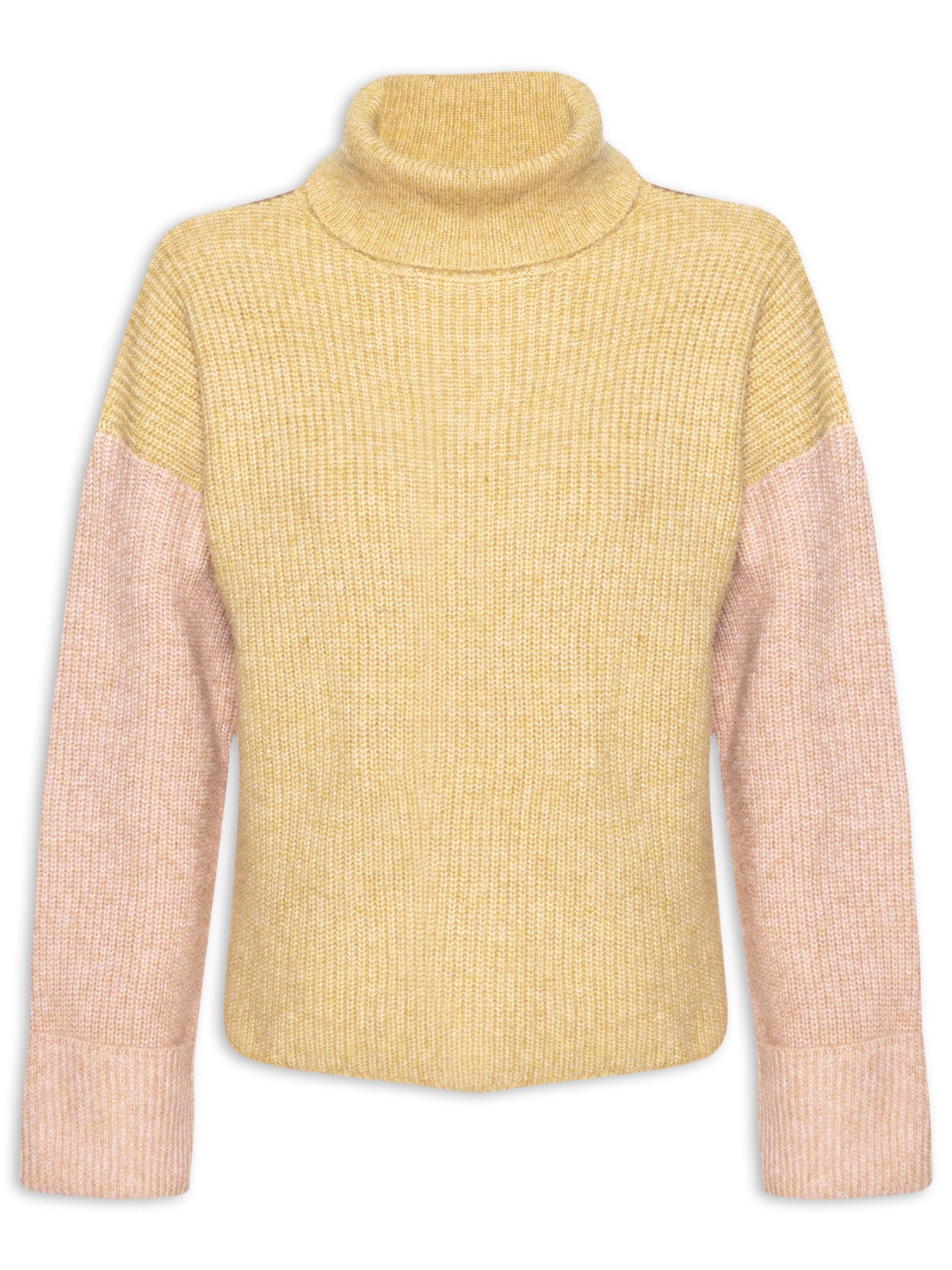 Casaco Feminino Pull De Tricot Multicolor - Bege