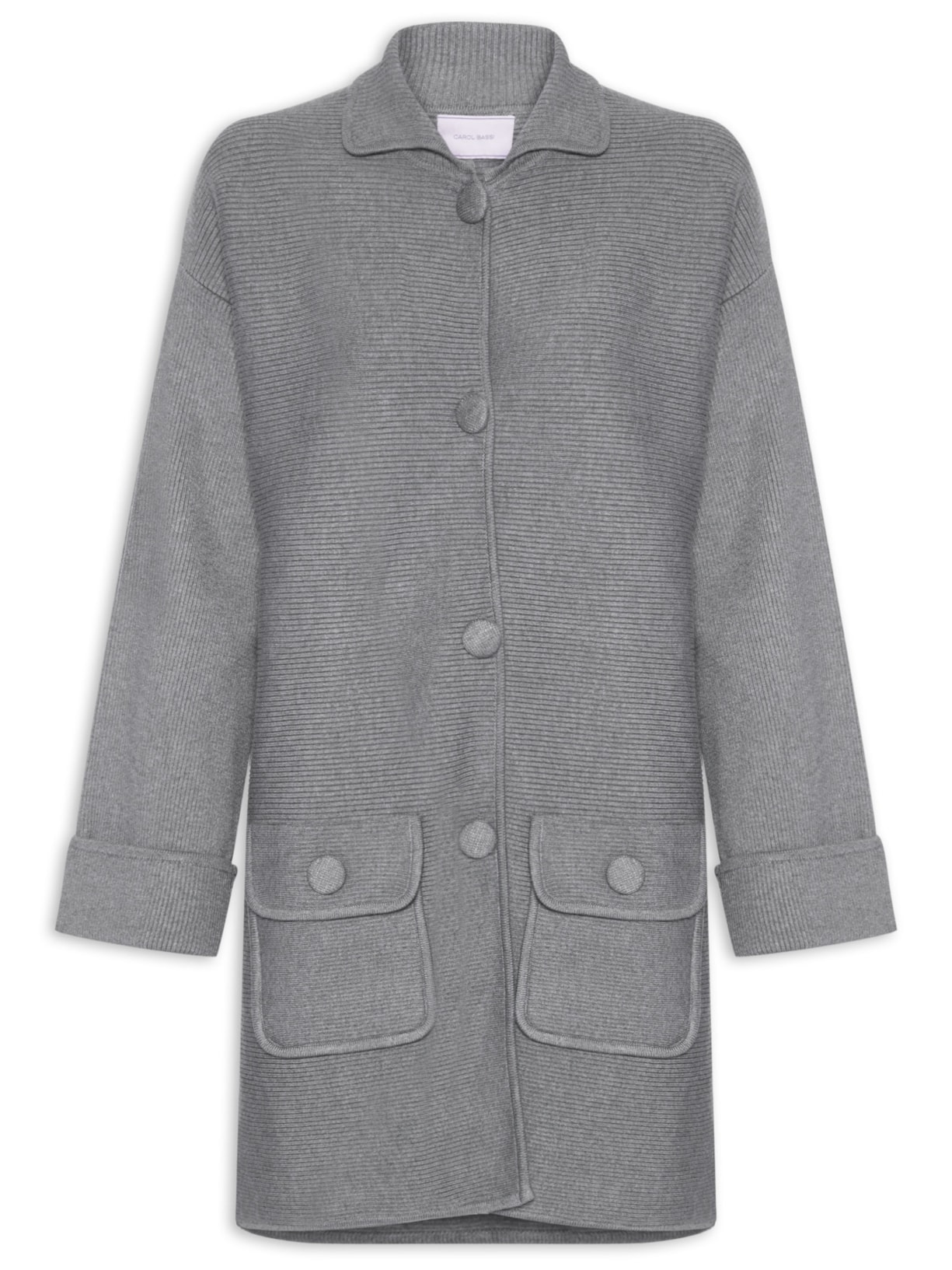 Casaco Feminino Romy – Cinza Carol Bassi