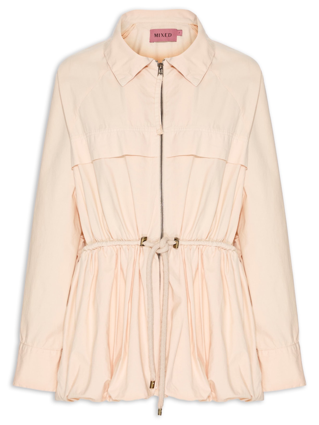 Casaco Feminino Sarja Bubble I26 Bege Mixed