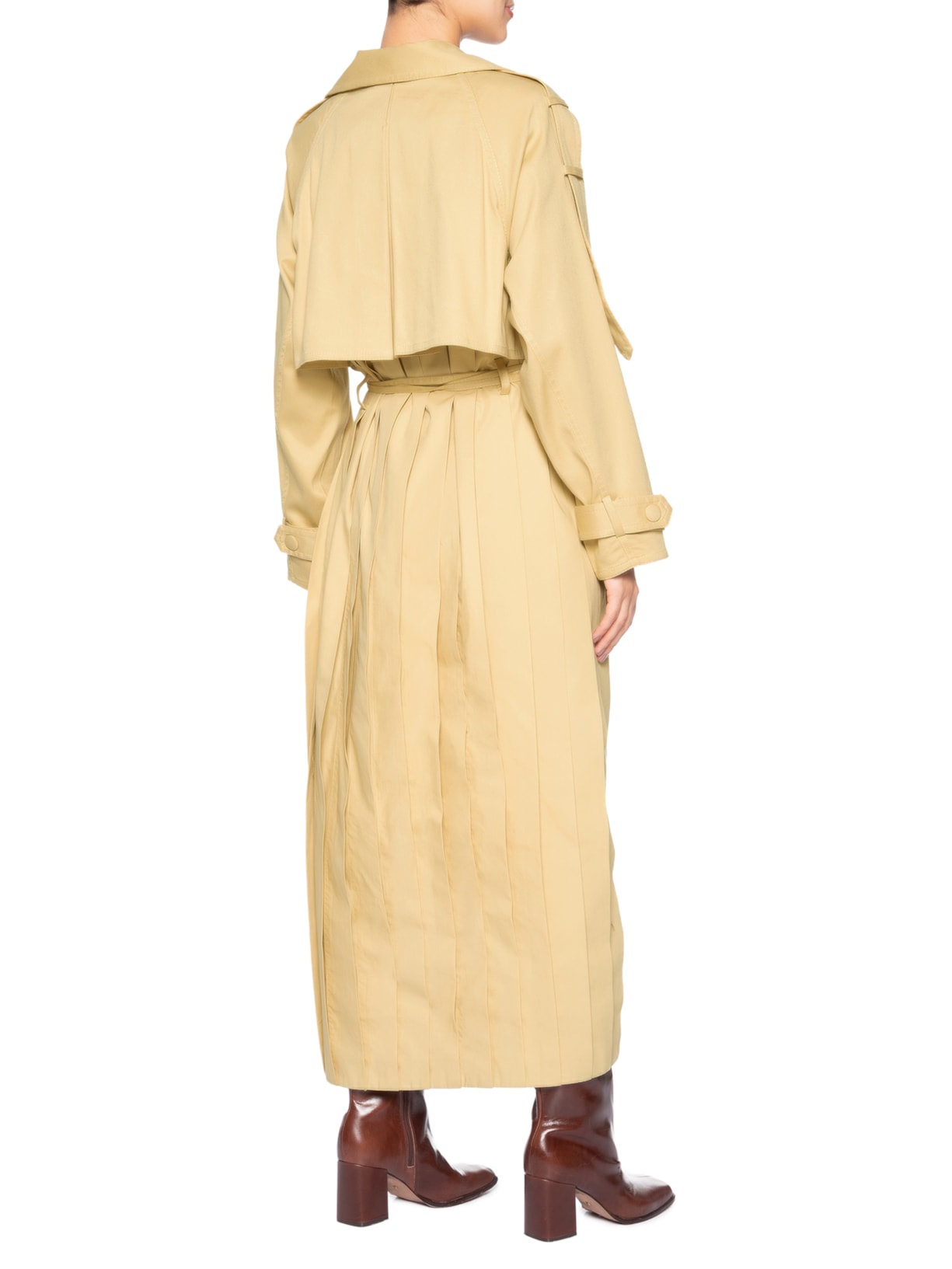Casaco Feminino Sarja Com Tricoline Bege Coven