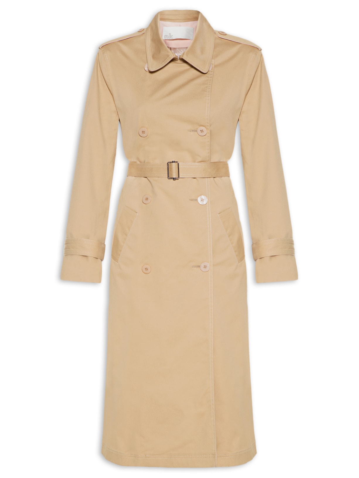 Casaco Feminino Sarja Paper Spencer - Bege