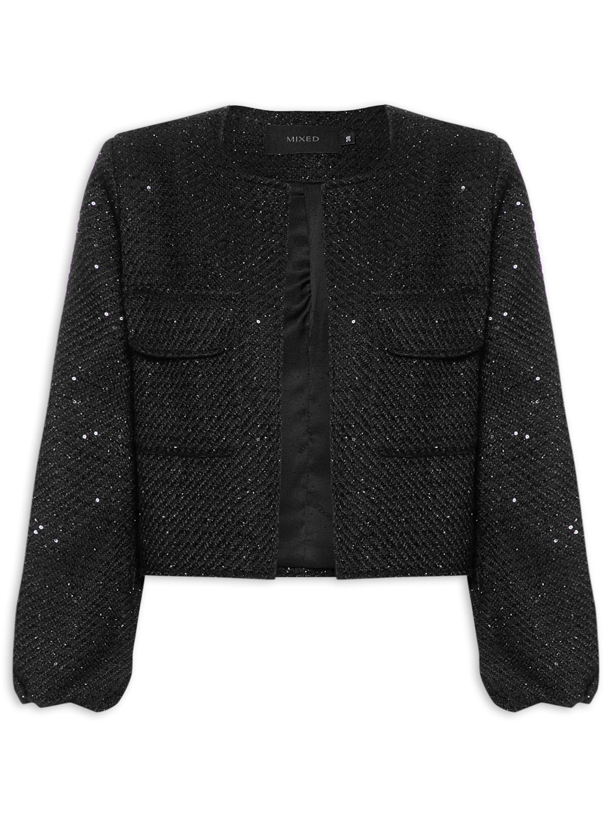 Casaco Feminino Sparkling - Preto