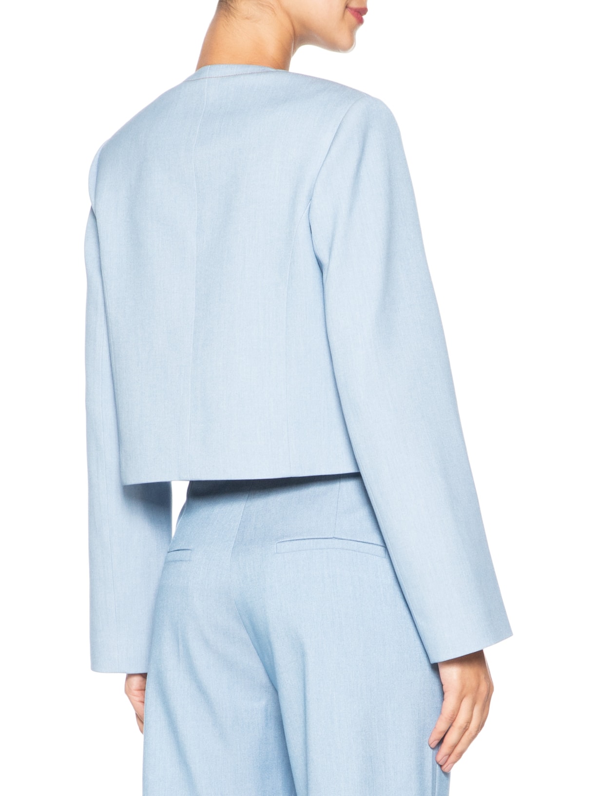 Casaco Feminino Spencer Odin Azul Carol Bassi + Maria Rudge