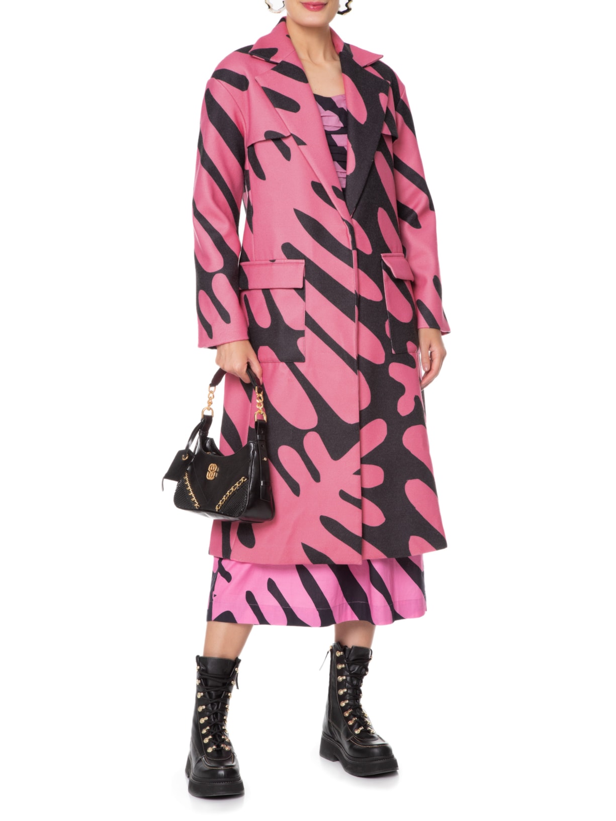 Casaco Feminino Splash Rosa Gude