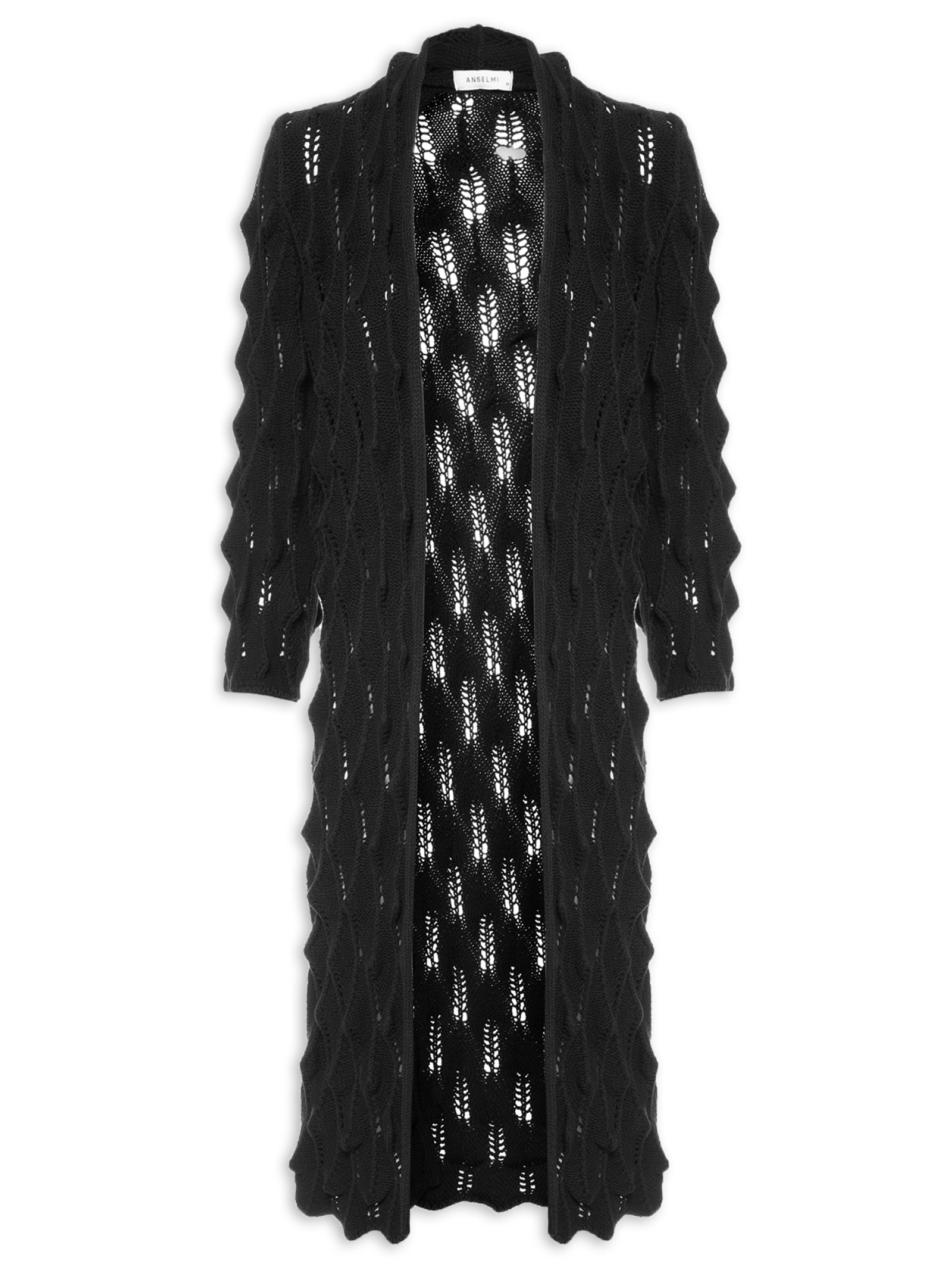 Casaco Feminino Textura Tricot - Anselmi - Preto