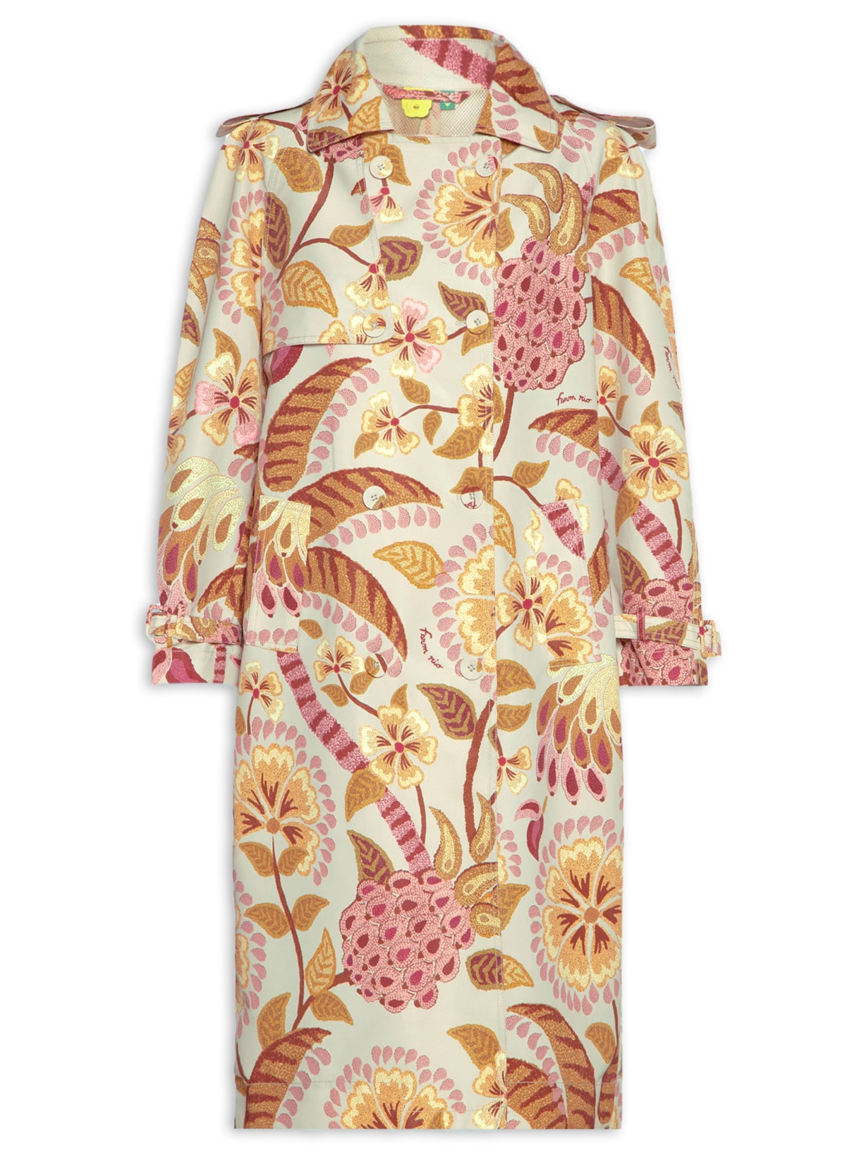 Casaco Feminino Trench Coat Brasil Artesanal - Bege