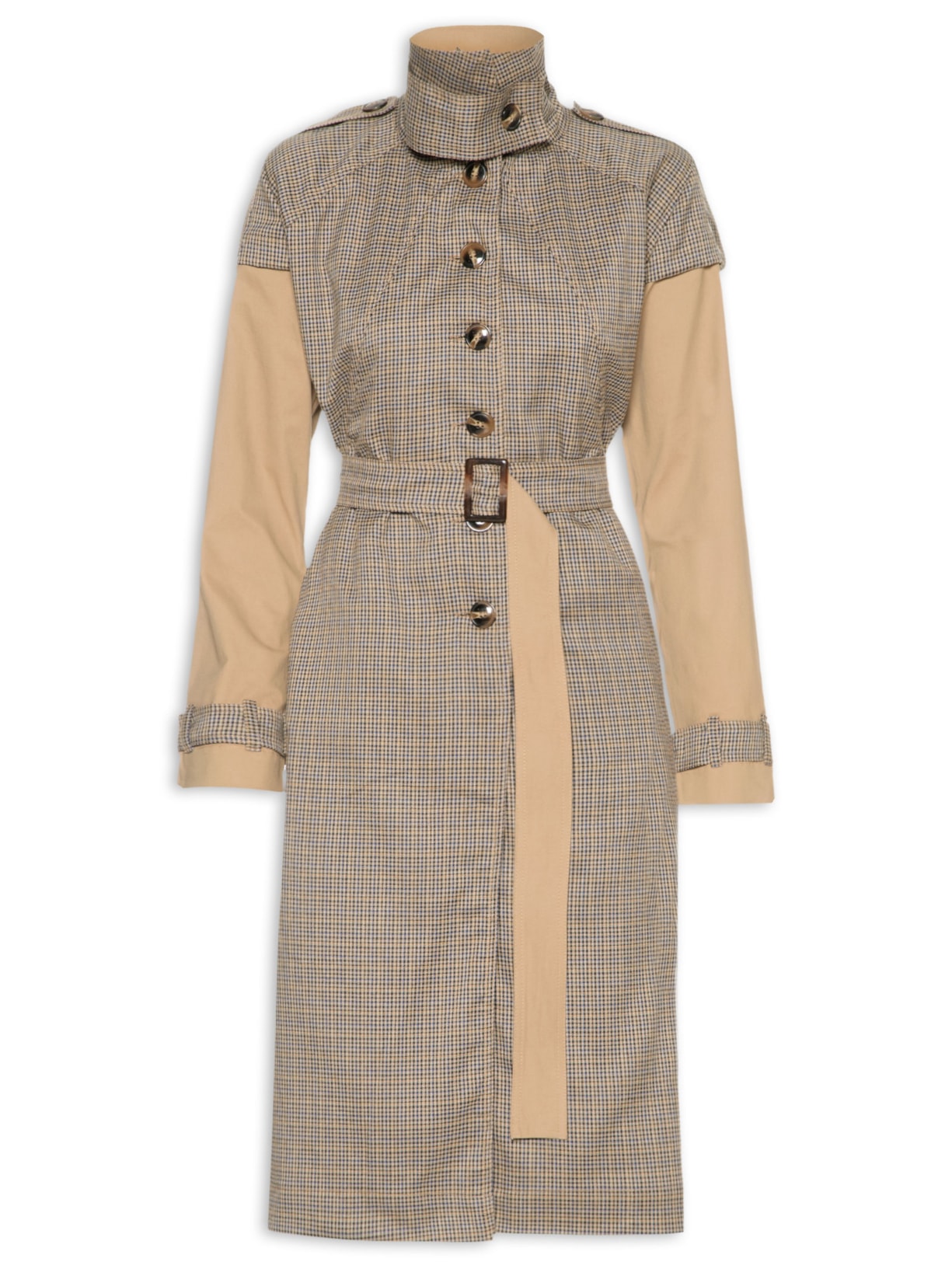 Casaco Feminino Trench Coat Georgia Bege All Most Vintage