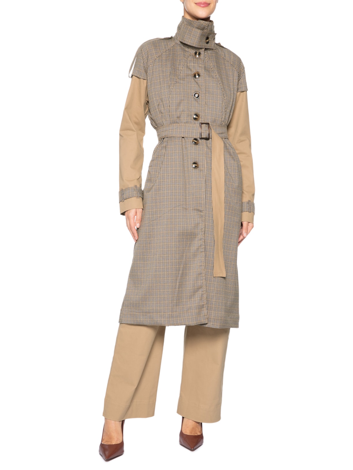 Casaco Feminino Trench Coat Georgia Bege All Most Vintage