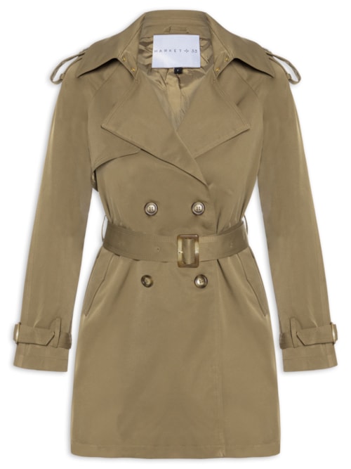 Casaco Feminino Trench Coat - Marrom
