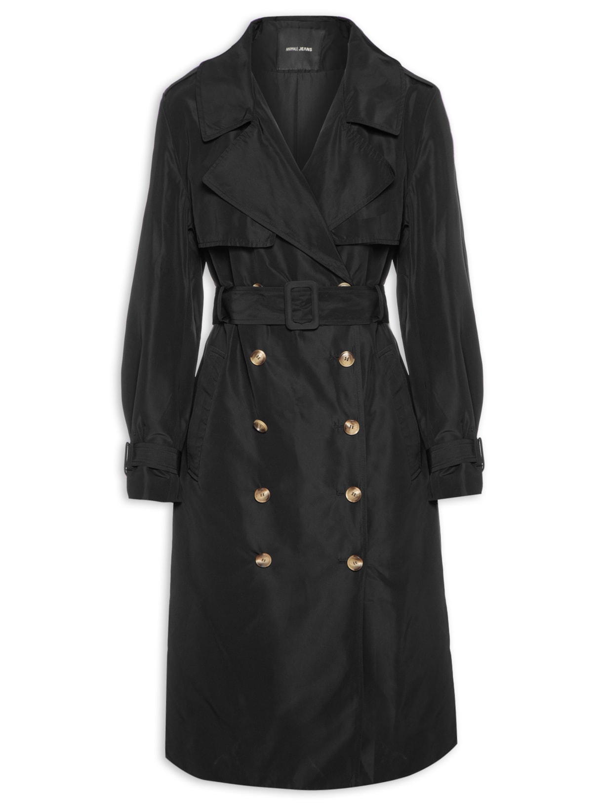Casaco Feminino Trench Coat - Preto