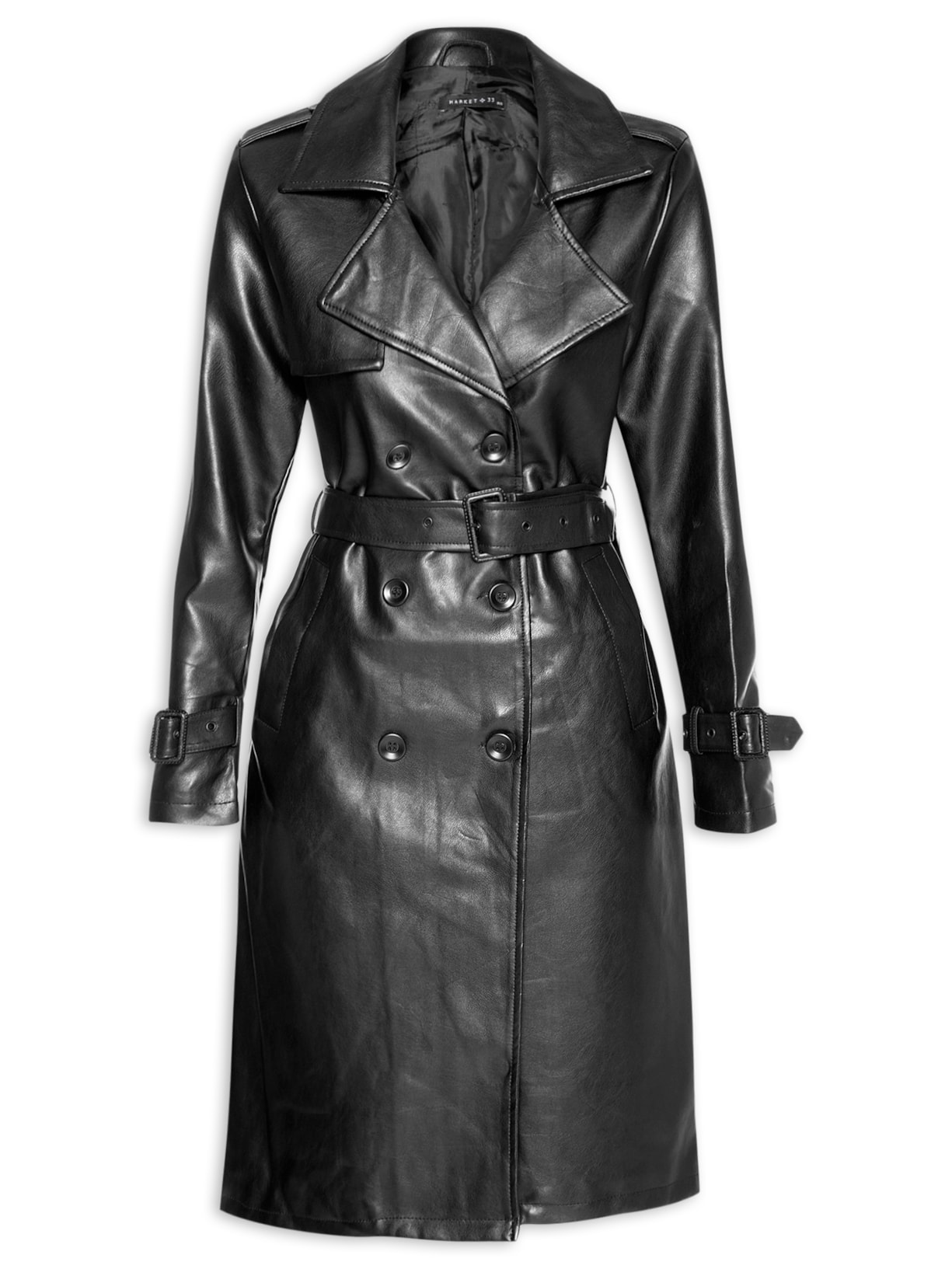 Casaco Feminino Trench Coat - Preto