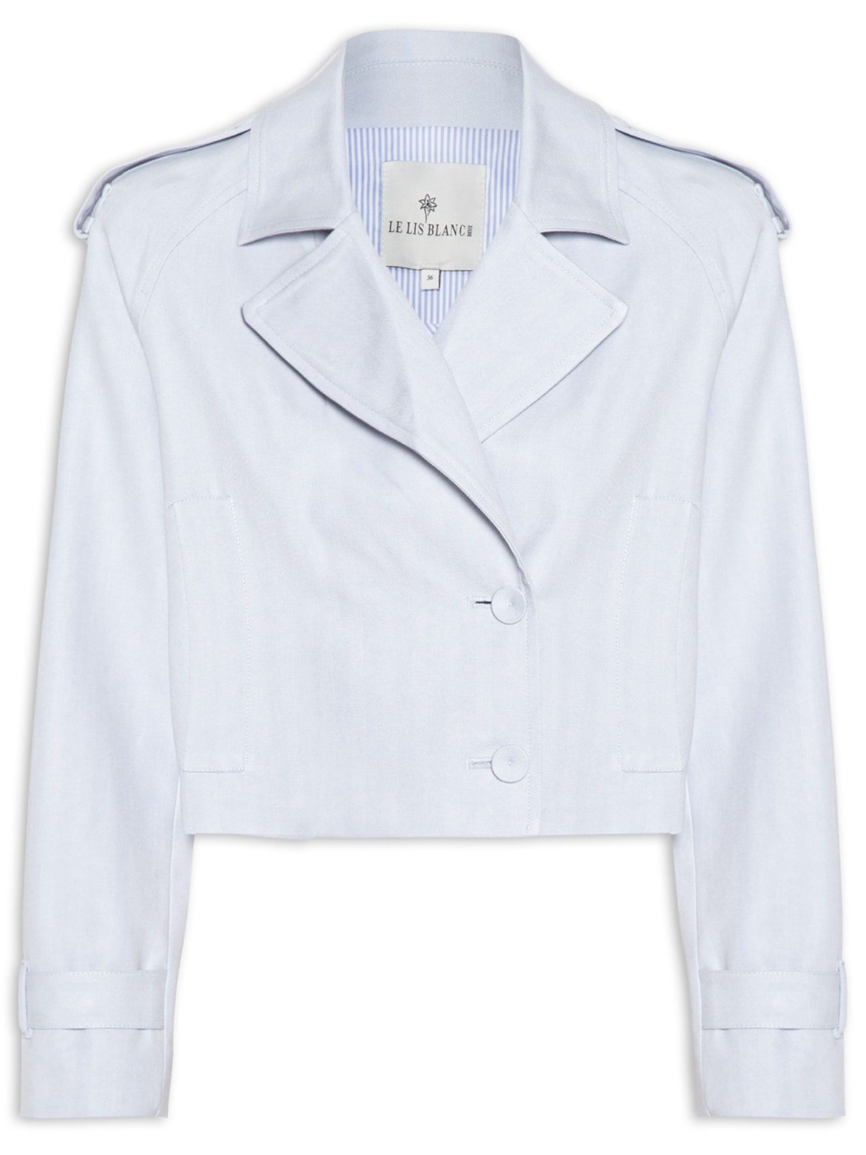 Casaco Feminino Trench Ivy Azul Le Lis