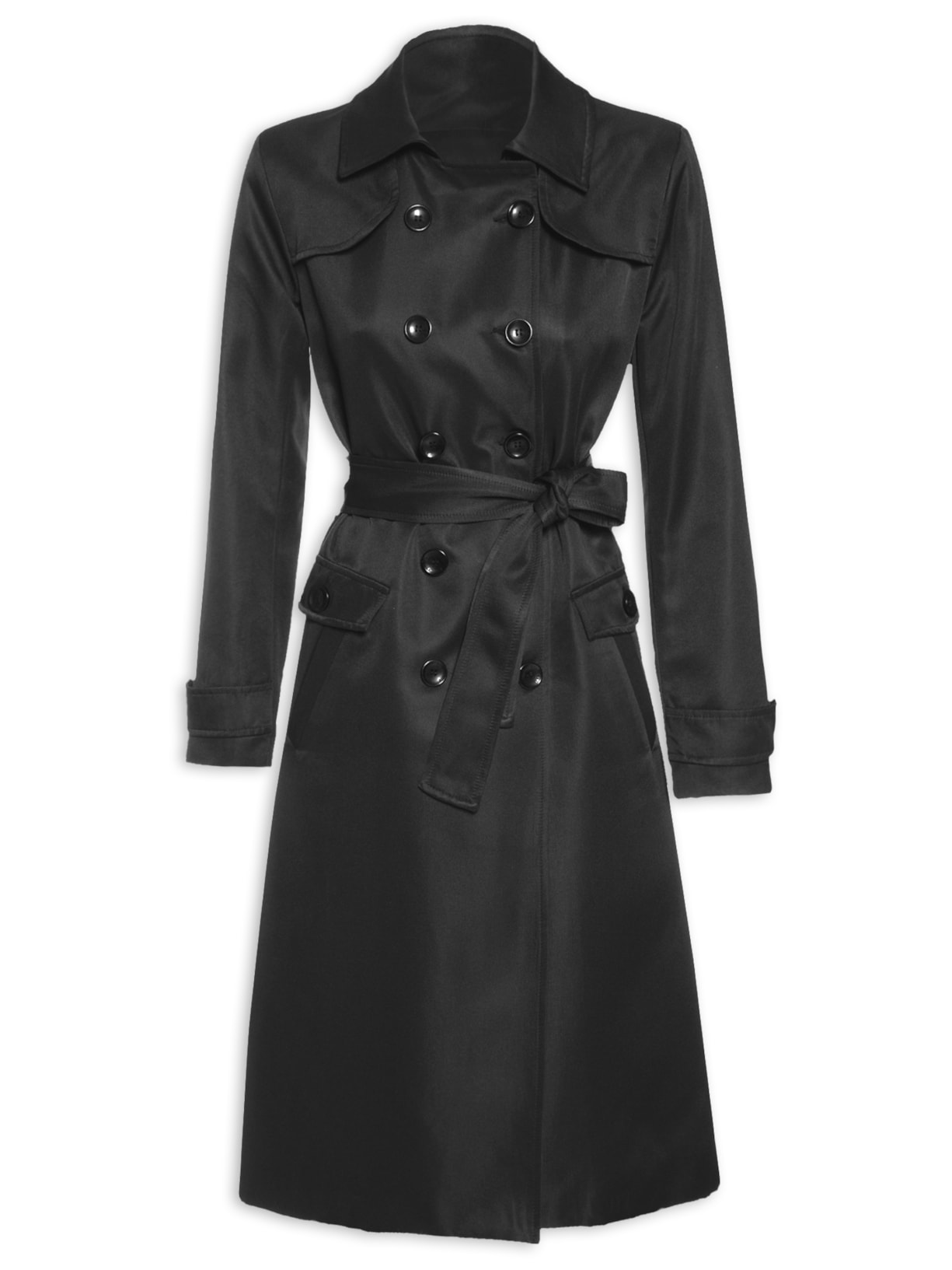 Casaco Feminino Trench Martin - Preto