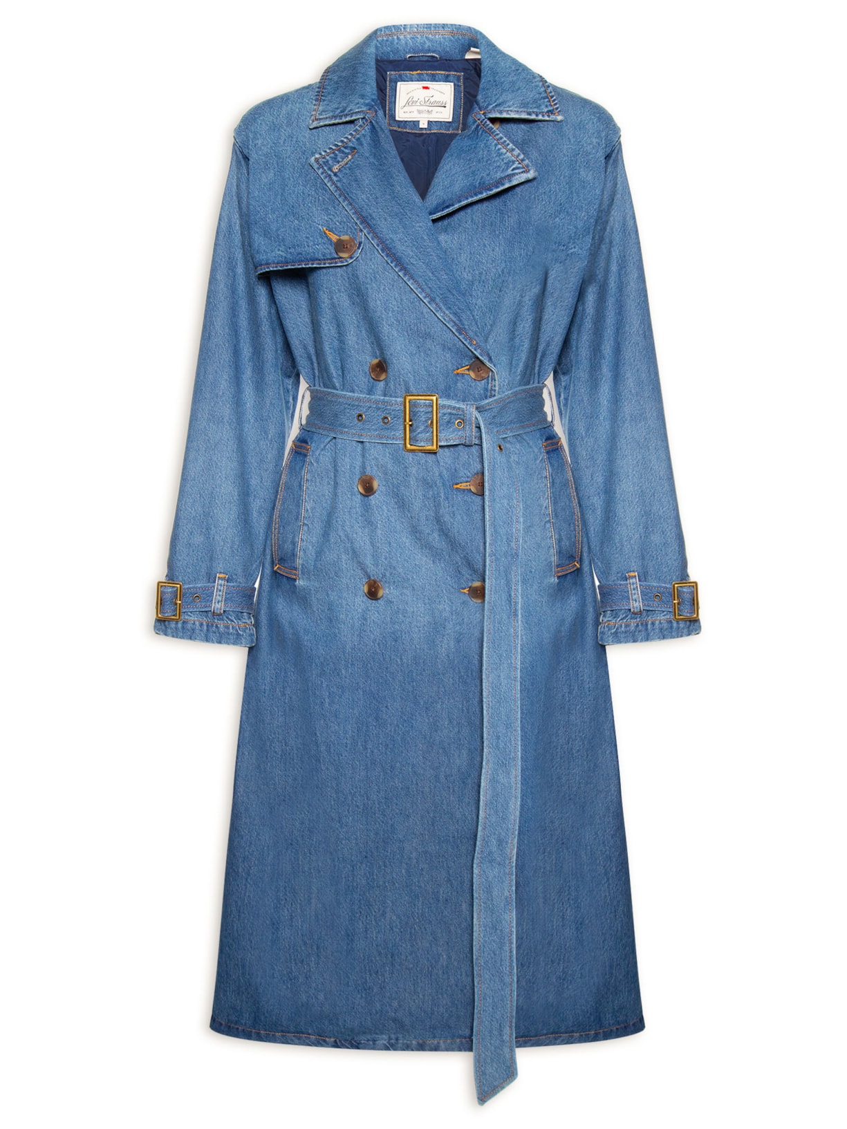 Casaco Feminino Trench Spade - Azul