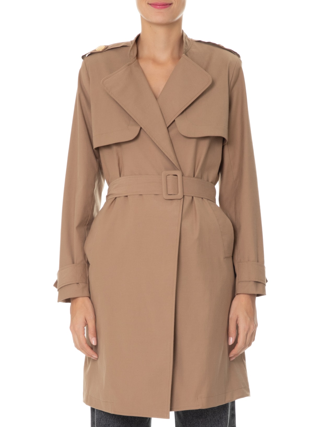 Casaco Feminino Trench Travel Bege Mixed