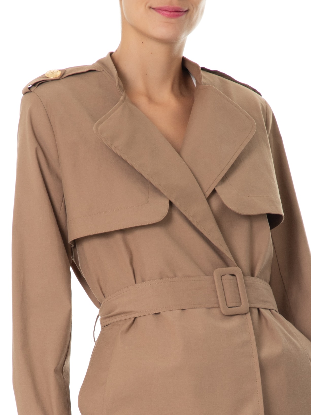 Casaco Feminino Trench Travel Bege Mixed