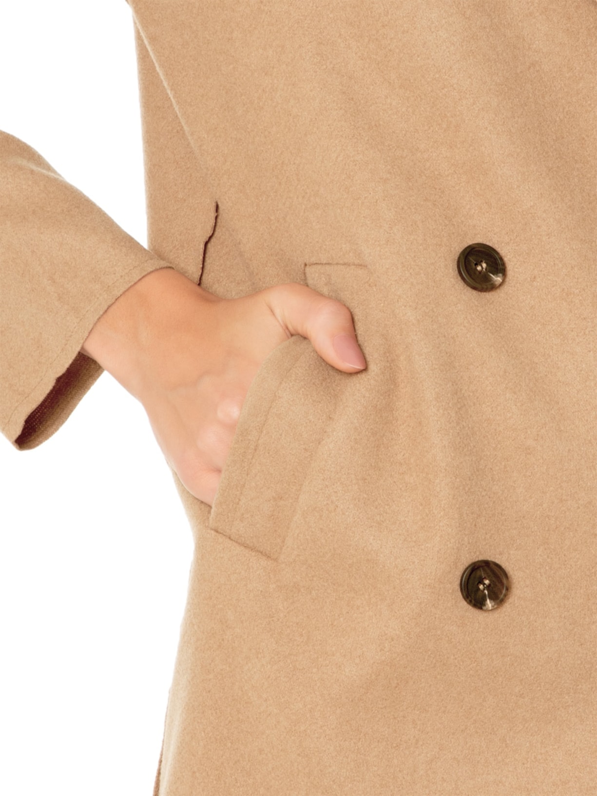 Casaco Feminino Trenchcoat Básico Alongado Marrom Basiq