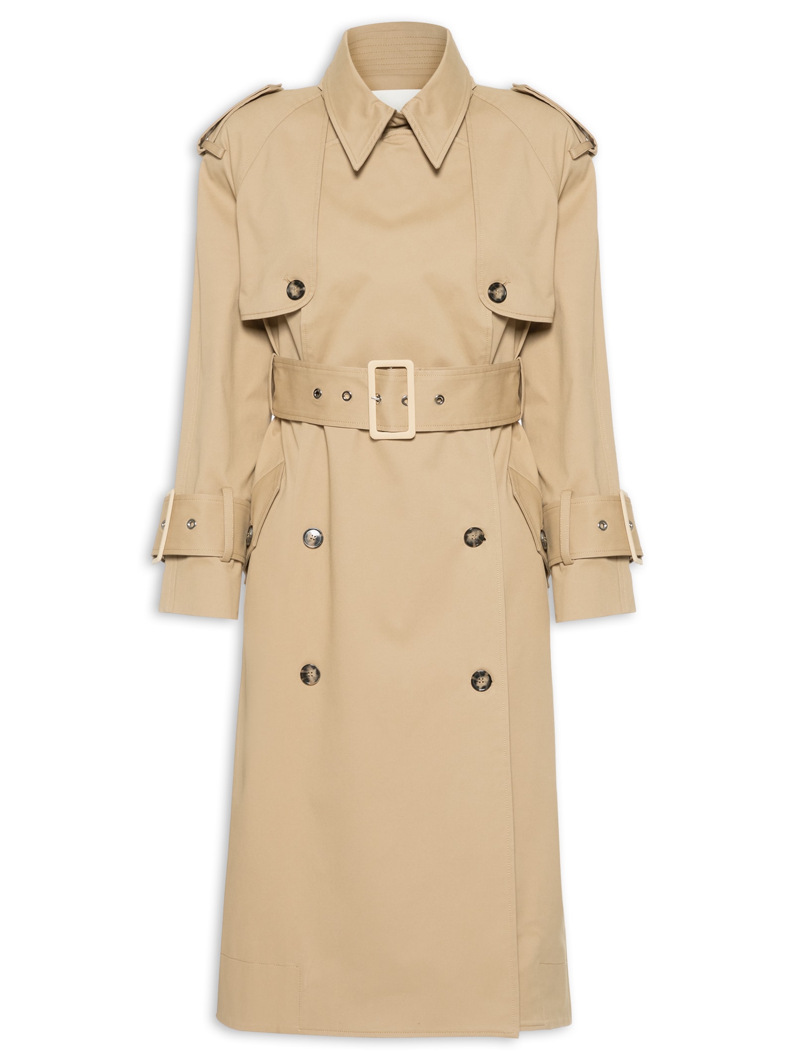 NK - Casaco Feminino Trenchcoat Cotton Bella - Bege