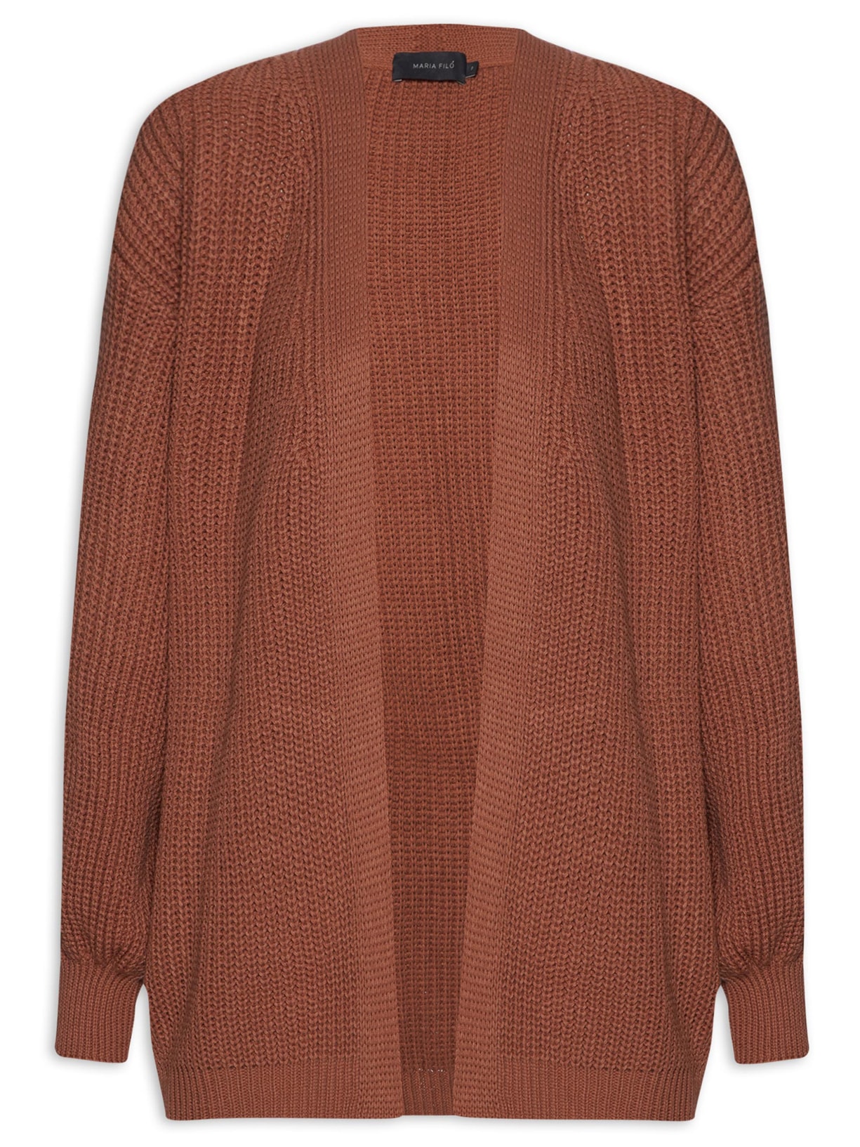 Casaco Feminino Tricot Amplo - Laranja