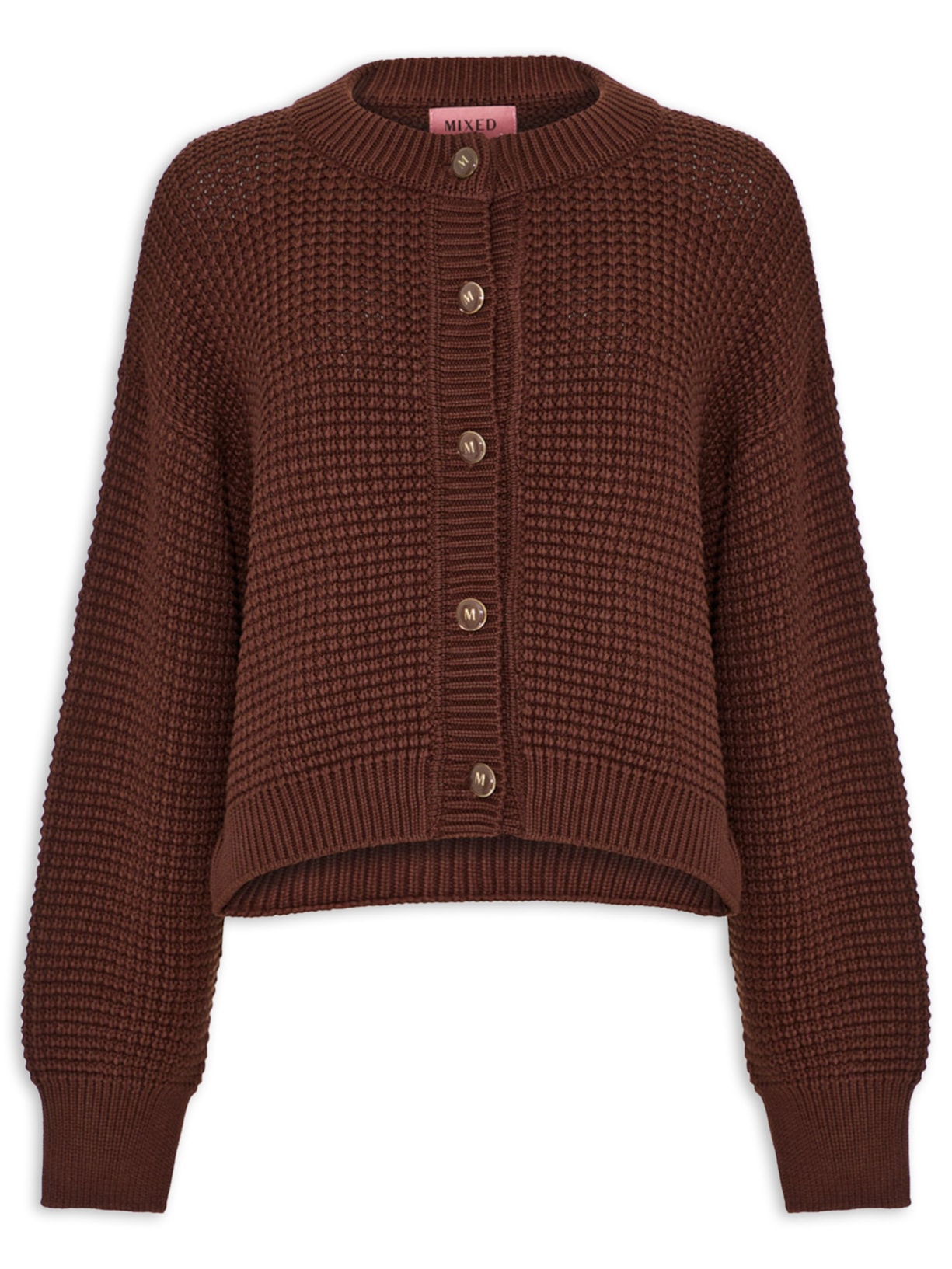 Casaco Feminino Tricot Austria I26 - Marrom